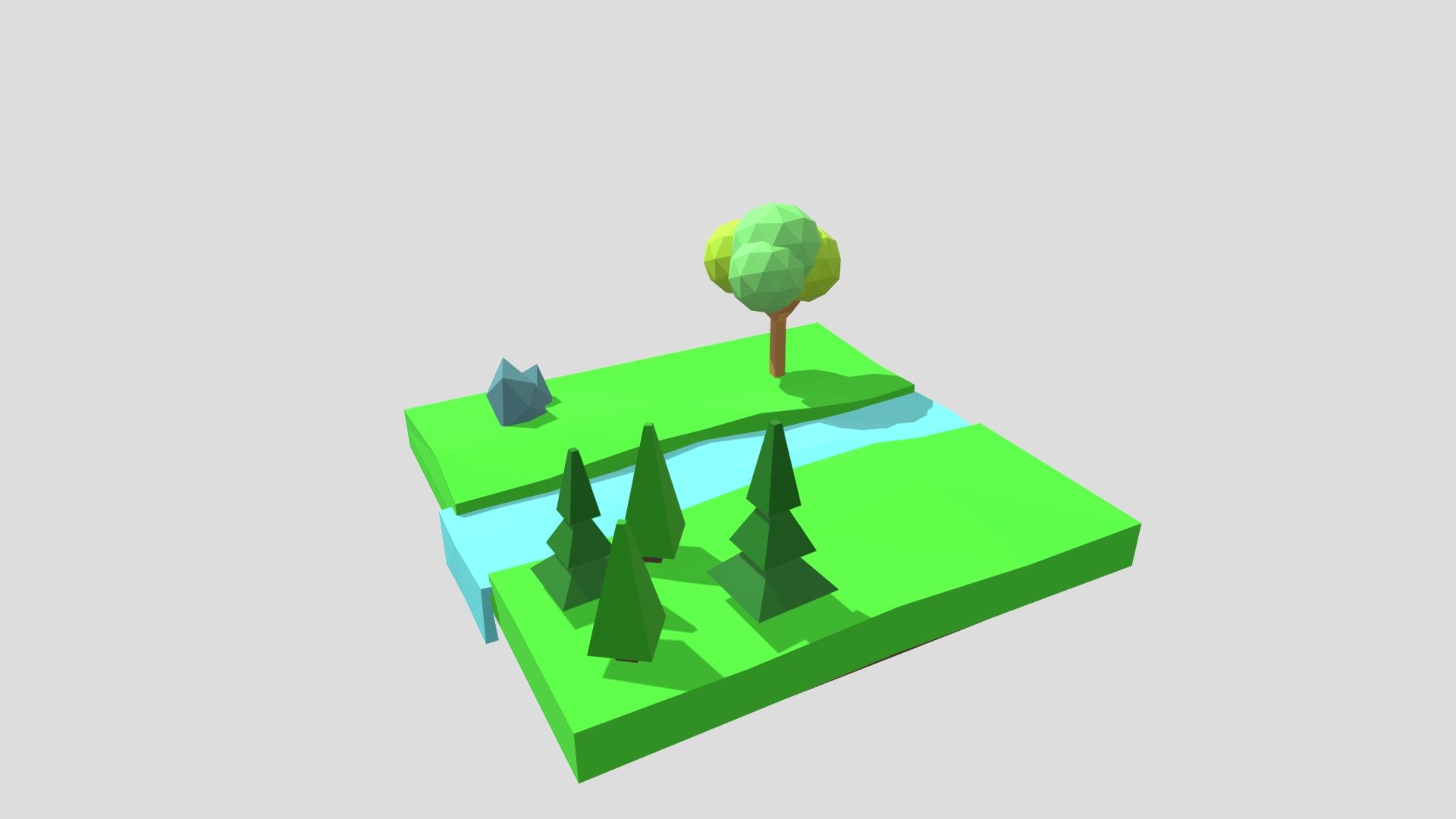 other low poly nature scene - Download Free 3D model by imnotdream ...