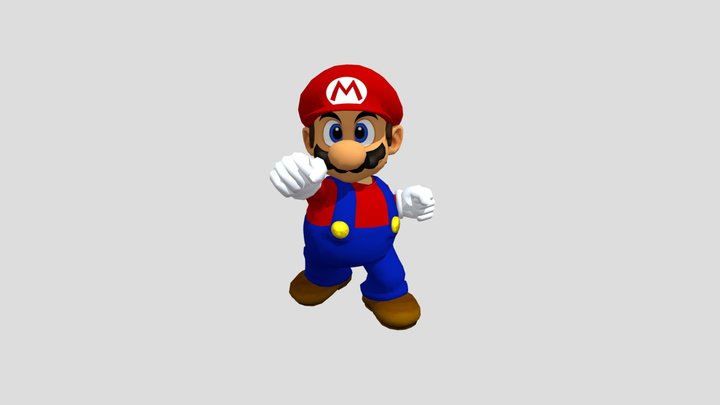 Mario Mario 3D Model