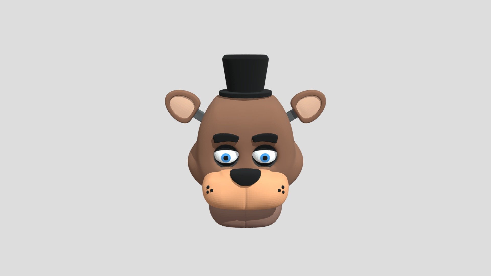 Freddy Head - Download Free 3D model by rizkiifs [6be4ed8] - Sketchfab