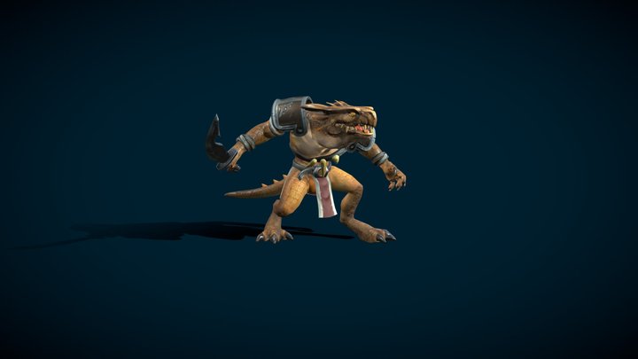 Kobold ( 2 skin, 7 animations ) 3D Model