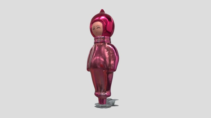 Christmas tree toy "Cosmonaut" 3D Model