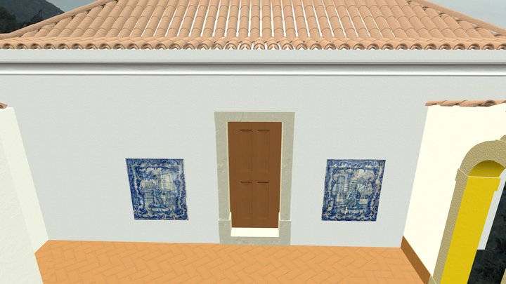 Convent N. Sra. da Arrábida: Library and Cells 3D Model