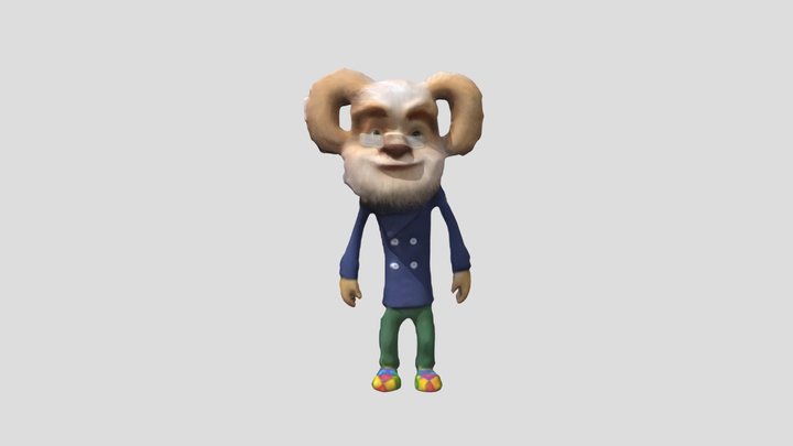 Дедушка барбоскиных 3D Model