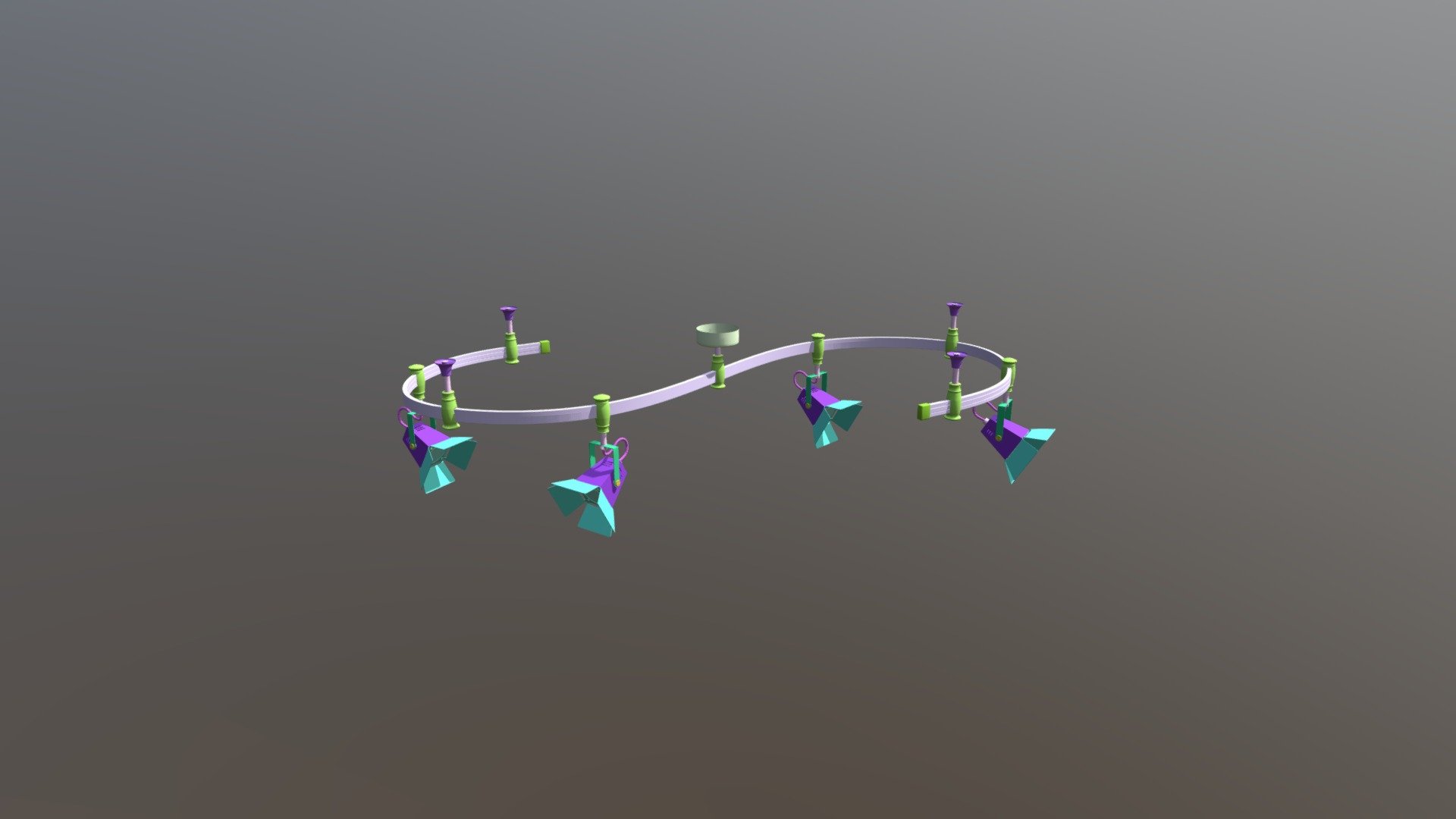 Трековая система Odeon Light 3631/4TR - 3D model by svetguru [6be967f ...