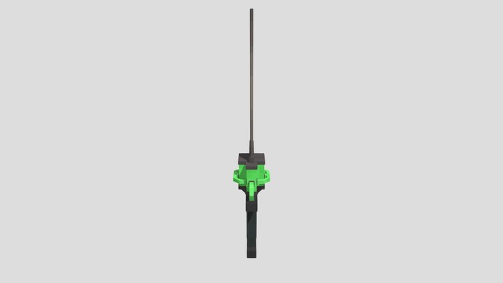 Minecraft Chemical Sword 3D Model