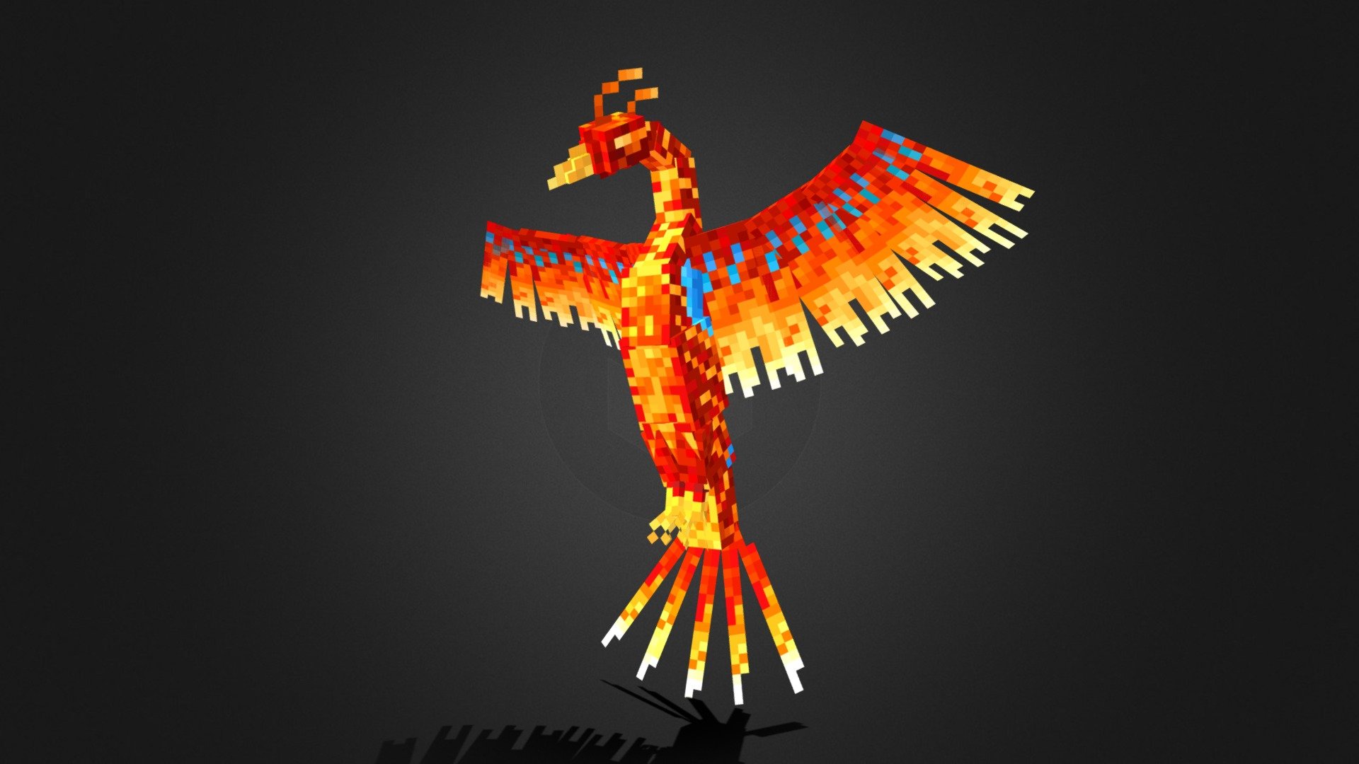 Minecraft Phoenix DOWNLOAD AT 100 LIKES 3D Model By NZFawkes   6dca278536c842e493c9dd3ac97fbbda 