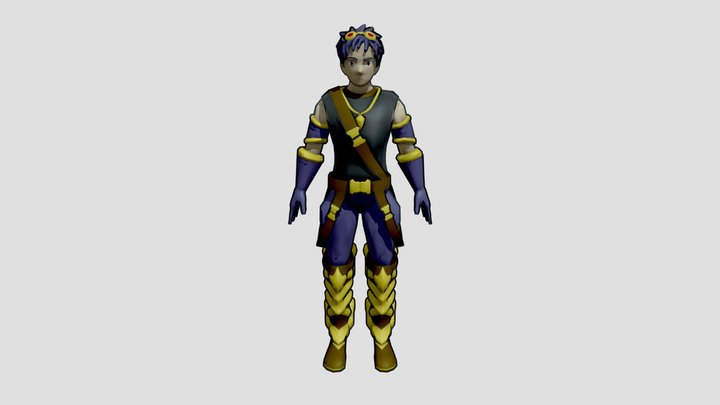 Nino kuni character (Thymon van der Jagt) 3D Model