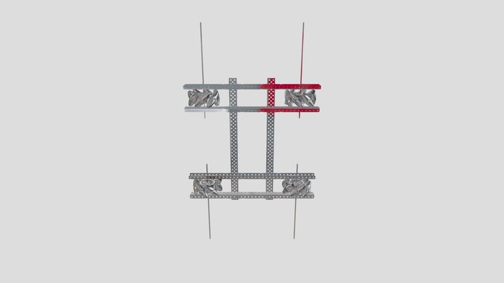 Meccanum Base 3D Model