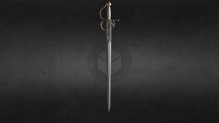 Colada Sword Of Cid Campeador 3D Model