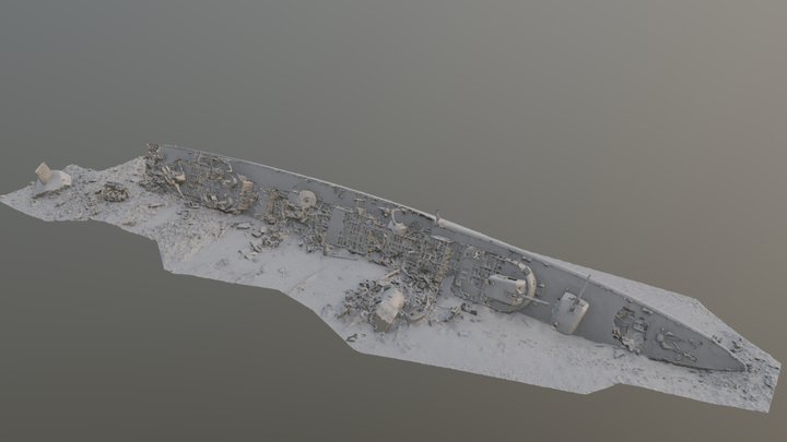 USS Emmons 3D Model