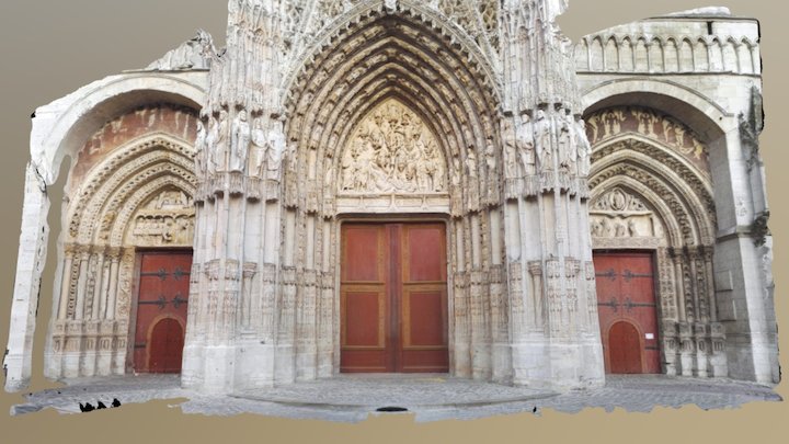 Cathedral Notre-Dame at Rouen – Modelo 3D gratuito STL