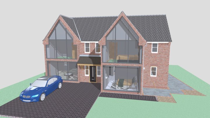 Cullinan Construction Consultants Modern House 3D Model