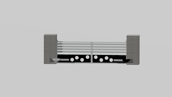 Automatic Swing Gate Operator By Om Automation 3D Model
