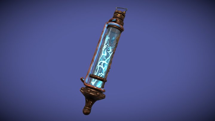 [Student Work] The Electric Flask 3D Model