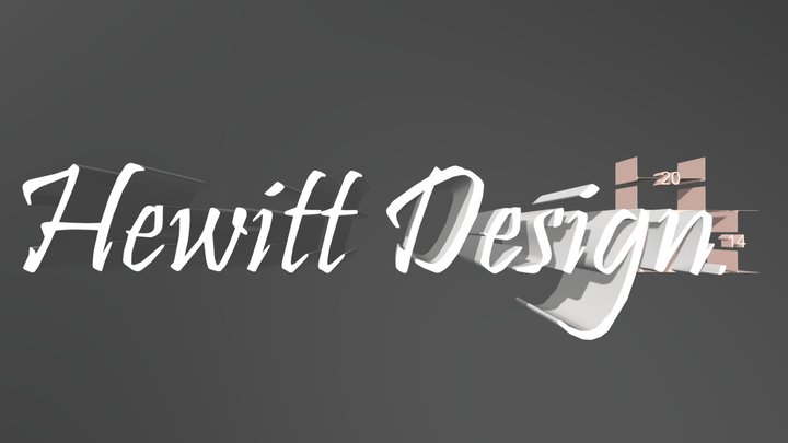 Hewittdesign3dlogo 3D Model