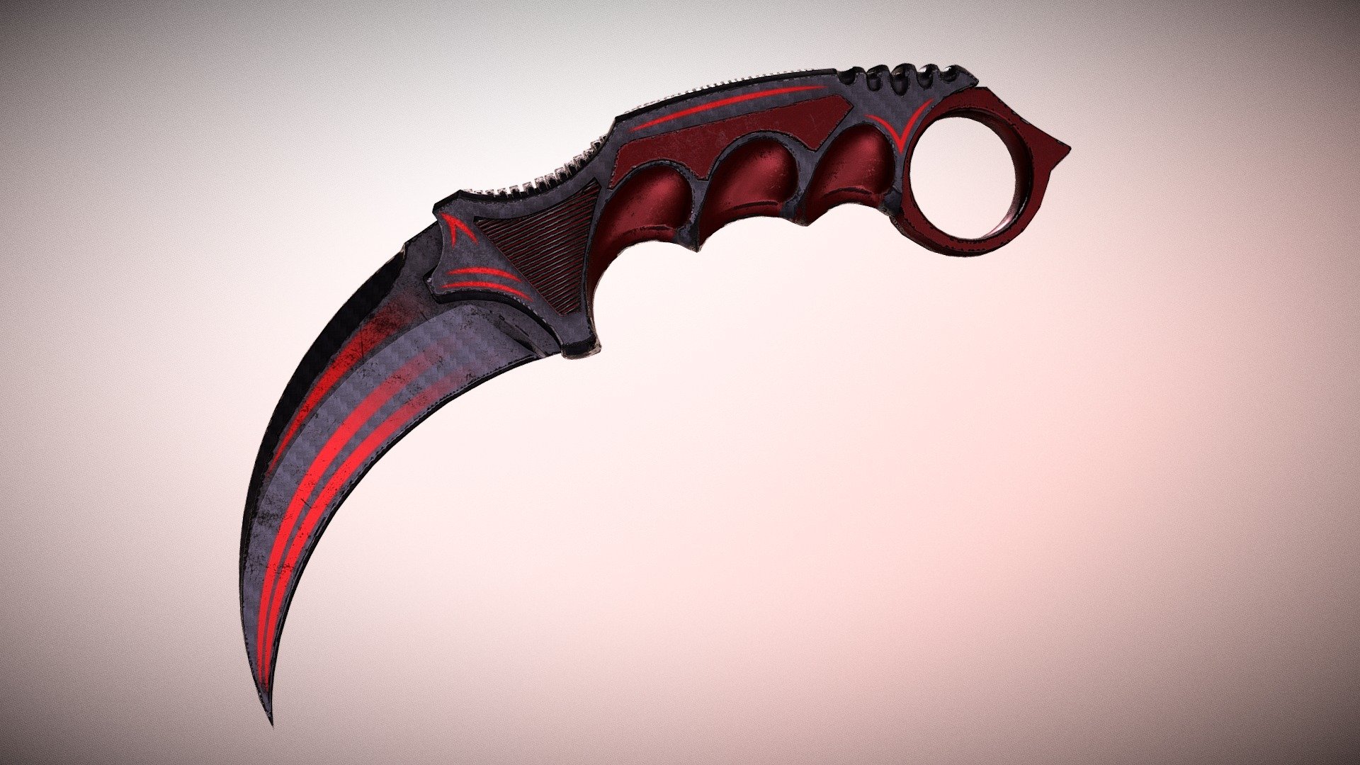 Karambit Blood - 3D model by dwayne_ [6bf1812] - Sketchfab