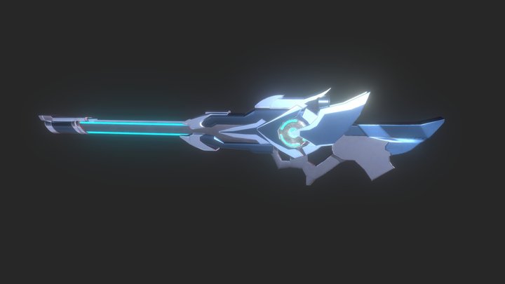 Sniper Rifle 3D Model