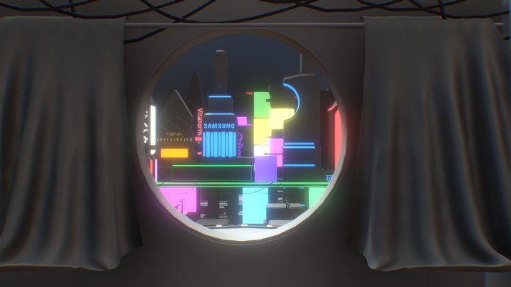 Cyberpunk Test 3D Model