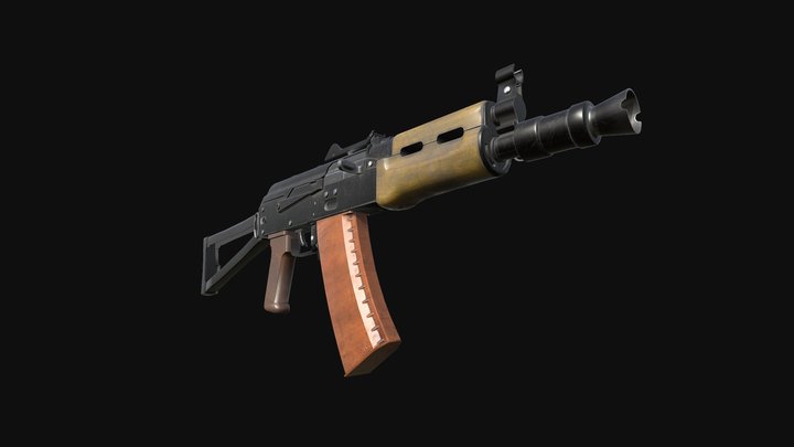AKS-74U 3D Model