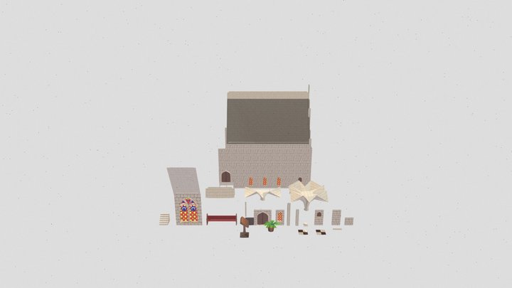 Cathedral Kitset 3D Model