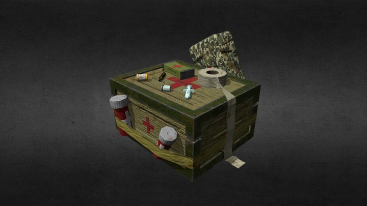 Military Medical Case 3D Model