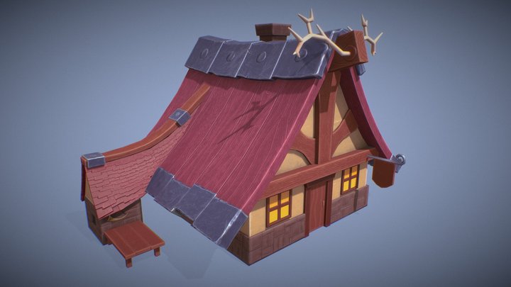 Hunting House 3D Model