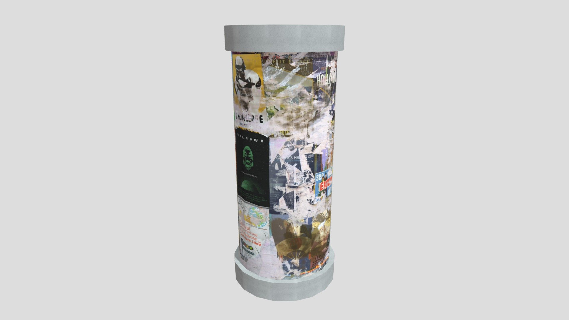 Advertising column