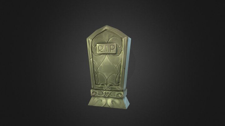 Gravestone 3D Model