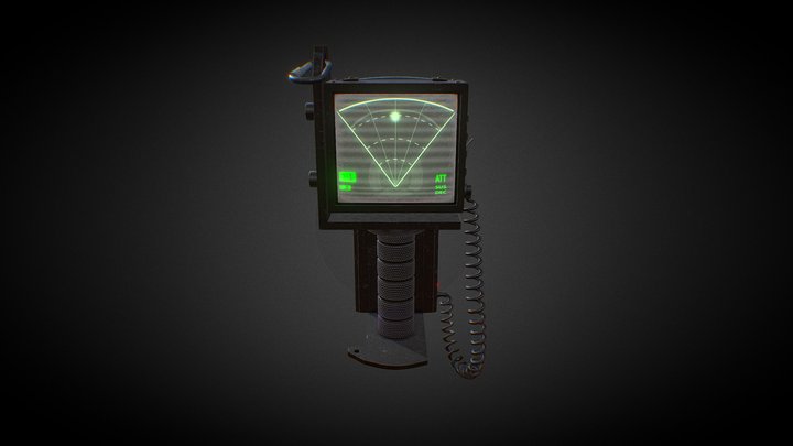 Motion Tracker from Alien Isolation 3D Model