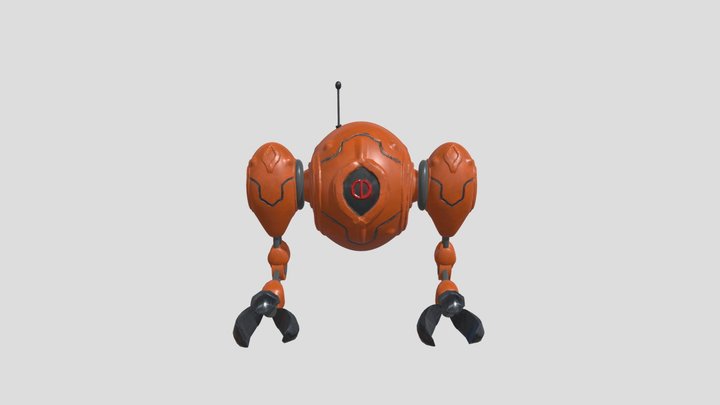 OvalRobot 3D Model