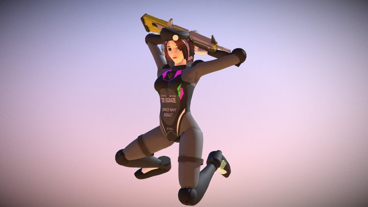 空挺歩兵 airborne-infantry 3D Model