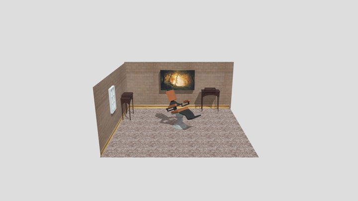 1800s denist room 3D Model