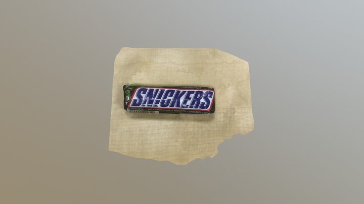 Final Project Snickers Bar 3D Model