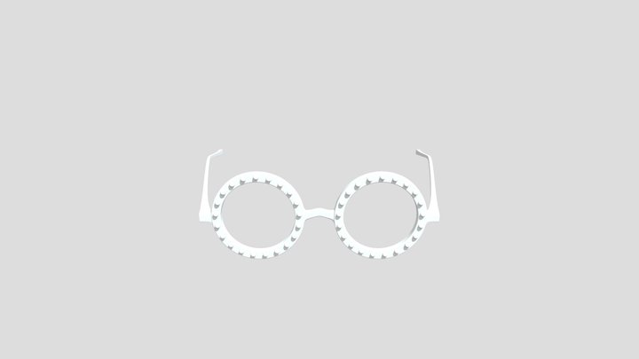 Disco Glasses (with animation) 3D Model