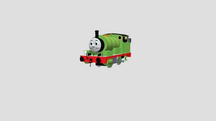 Copy of Percy the Small Green Engine 3D Model