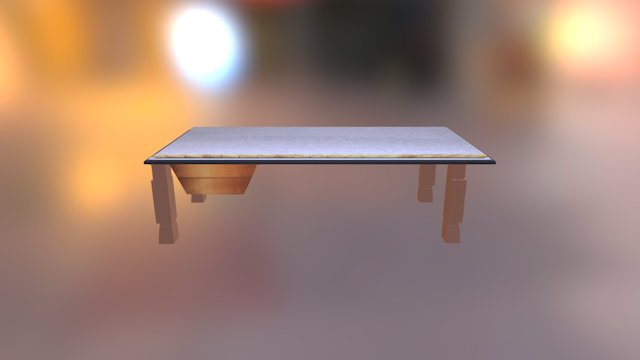 Boss Table 001 3D Model