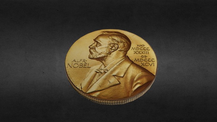 Nobel Coin 3D Model