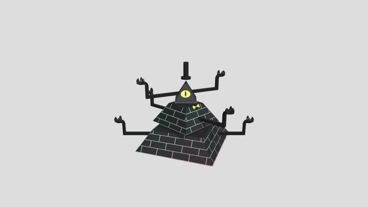 Bill_cipher_-_gravity_falls_-_weirdmageddon 3D Model