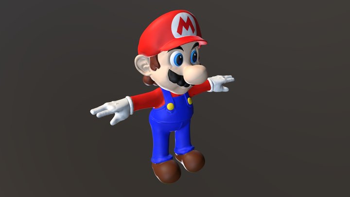 Super Mario Bros 3D Model
