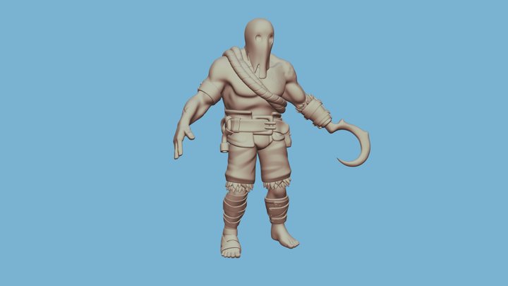 Enemy A 3D Model