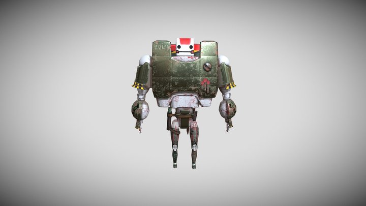 War-Torn Mech - CT6035 3D Model