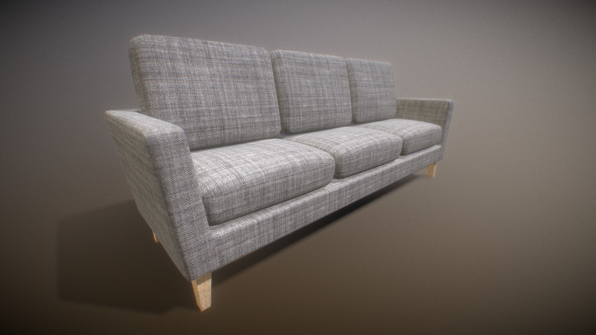 3D model Sofa - This is a 3D model of the Sofa. The 3D model is about a couch with a cushion.