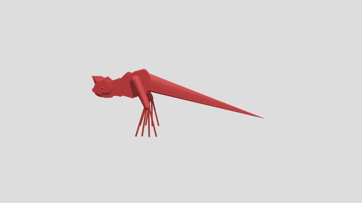 Alien Model 3D Model