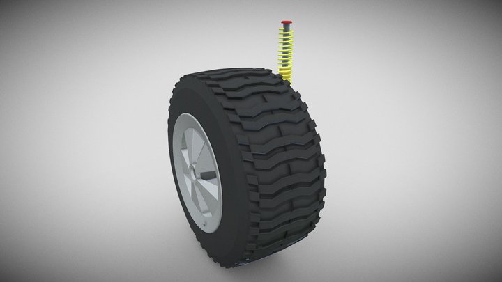 Tire Suspension 3D Model