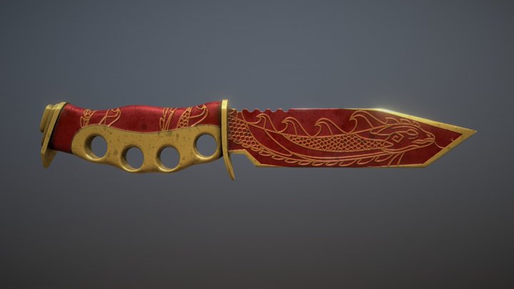Harbinger Knife | Kitetsu 3D Model