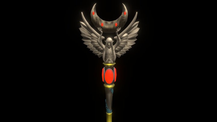 High Elf Staff 3D Model