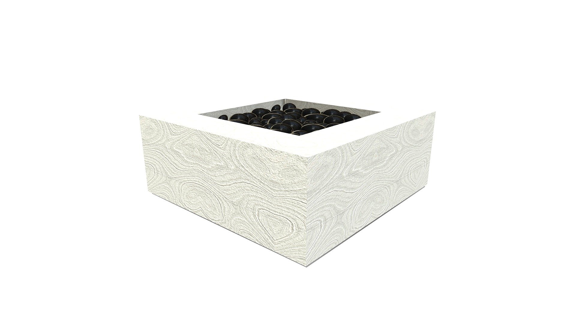 Formluxe Aspen Square Fire Table - 3D model by Modofire [6c01cee ...