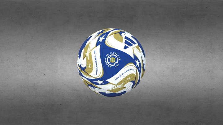 FIFA Club World Cup Ball Final 2025 3D Model