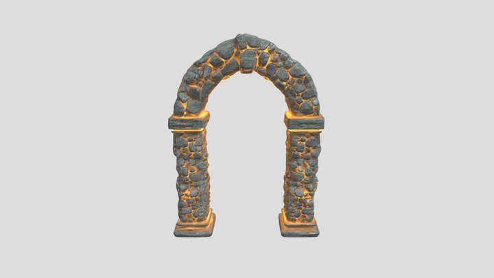 Lava Arch 3D Model