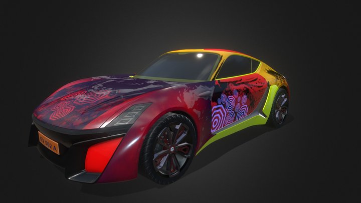 XTAON art car contest -EV 002 A 3D Model